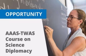 AAAS-TWAS Course on Science Diplomacy 2025