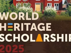 UNESCO World Heritage Scholarship 2025 (grant of 50,000 SEK)