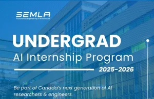 SEMLA Undergraduate AI Research Internship Program 2025-2026 semla-undergraduate-ai-research-internship-program-2025-2026