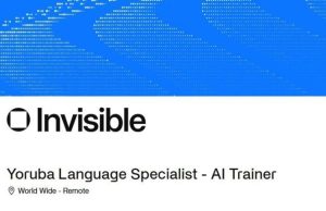Hot Job: Yoruba Language Specialist – AI Trainer hot-job:-yoruba-language-specialist-–-ai-trainer