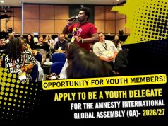 Call for Applications: Amnesty International Youth Delegate for the Global Assembly 2026-2027 call-for-applications:-amnesty-international-youth-delegate-for-the-global-assembly-2026-2027