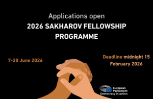 European Parliament Sakharov Fellowship 2026 (Funded) european-parliament-sakharov-fellowship-2026-(funded)
