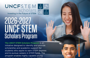 UNCF STEM Scholars Program 2026-2027 (up to $25,000) uncf-stem-scholars-program-2026-2027-(up-to $25,000)