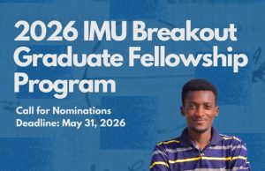 IMU Breakout Graduate Fellowship Program 2026 (up to $10,000) imu-breakout-graduate-fellowship-program-2026-(up-to-$10,000)
