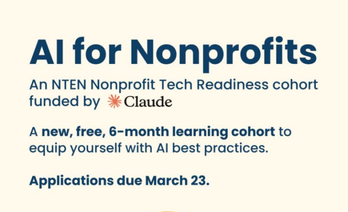 nten-ai-for-nonprofits-2026:-nonprofit-tech-readiness-cohort nten-ai-for-nonprofits-2026:-nonprofit-tech-readiness-cohort
