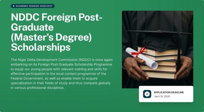 nddc-foreign-postgraduate-scholarship-programme-2026