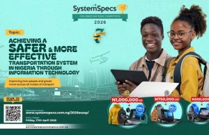 SystemSpecs Children’s Day Essay Competition 2026 (N1,000,000 + more) systemspecs-children’s-day-essay-competition-2026-(n1,000,000-+-more)