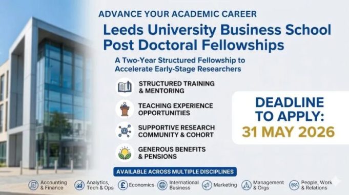 leeds-university-business-school-faculty-post-doctoral-fellowships-2026