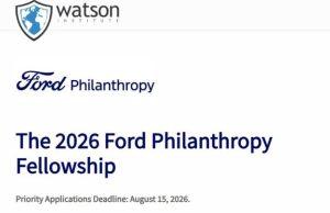 Ford Philanthropy Fellowship 2026 (Fully-funded) ford-philanthropy-fellowship-2026-(fully-funded)