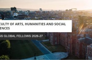QUB AHSS Global Fellows Scheme 2026-2027 (up to £4,000) qub-ahss-global-fellows-scheme-2026-2027-(up-to-4,000)