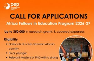 Africa Fellows in Education Program 2026/2027 africa-fellows-in-education-program-2026/2027