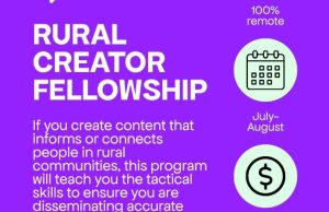 Rural Creator Fellowship 2026 ($3,500 stipend) rural-creator-fellowship-2026-($3,500-stipend)