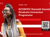 ECOSOCC Kenneth Kaunda Graduate Immersion Programme 2026 ecosocc-kenneth-kaunda-graduate-immersion-programme-2026